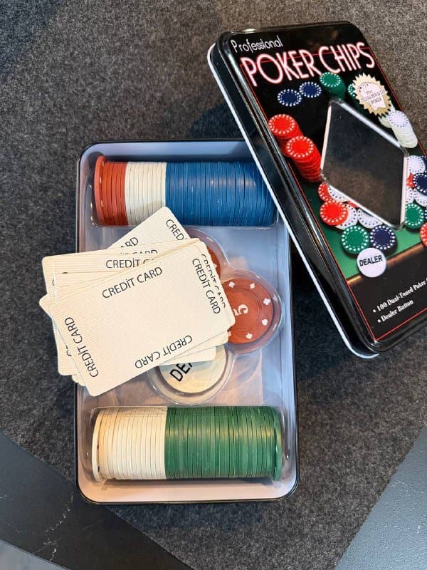 Набор фишек для покера 100шт