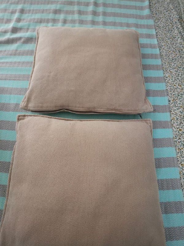 Подушки 2 шт, чехол на одеяло, плед