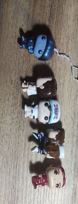 Фигурки ОСД красная Макс, Оди, Стив, Нэнси, Дастин, Уил