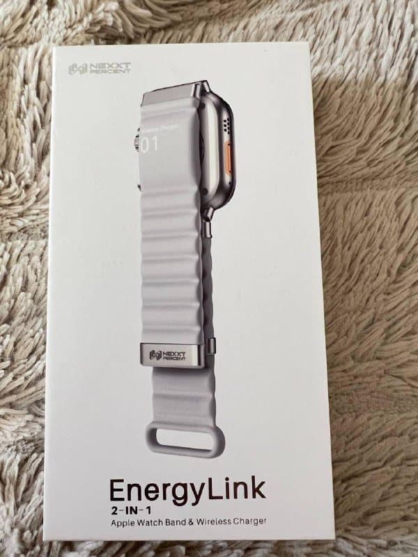 Браслет Apple Watch с беспроводной зарядкой и батарейкой