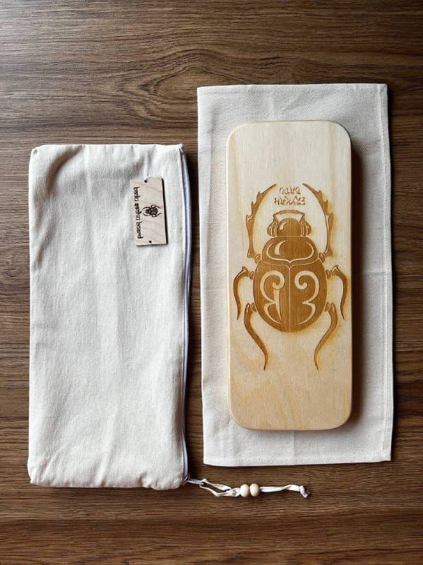 Доска садху с медными гвоздями, коврик и чехол