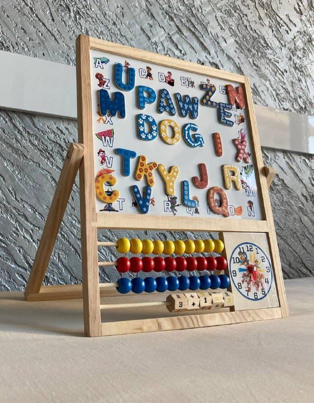 Детская обучающая доска Щенячий Патруль с маркерами и магнитами