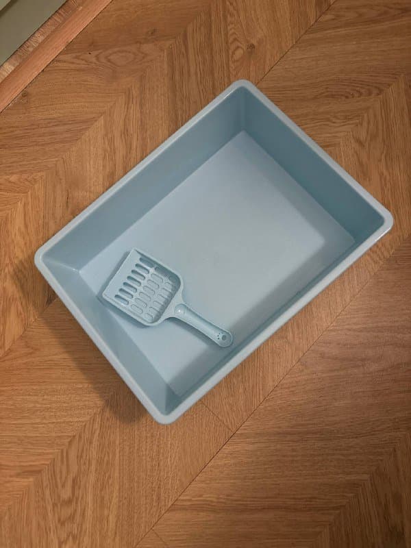 Лоток и лопатка для кошки