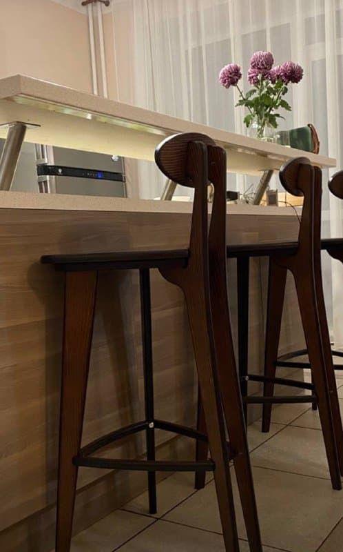 2 барных стула из дерева 1