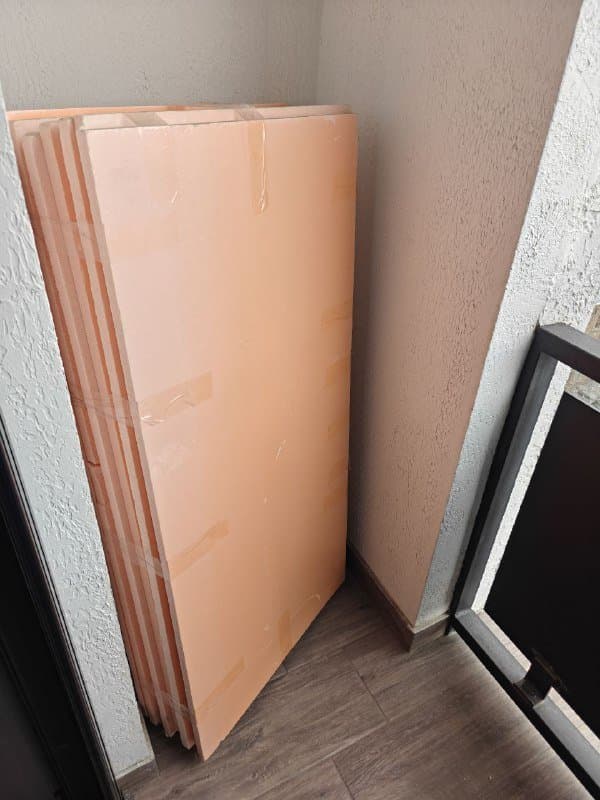 Утеплитель Penoplex 40мм, 4 листа и 1 разрезанный