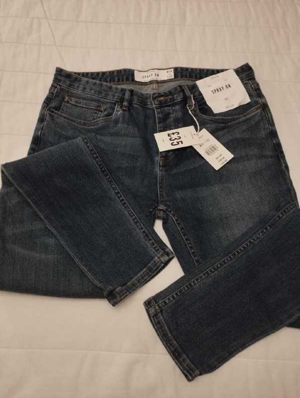 Джинсы мужские Topman 2 пары черные и синие новые