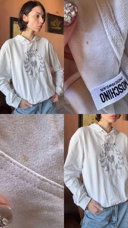 Белый худи, серый пиджак Zara, футболки Diesel, Superdry, Dickies, платья Allsaints 1