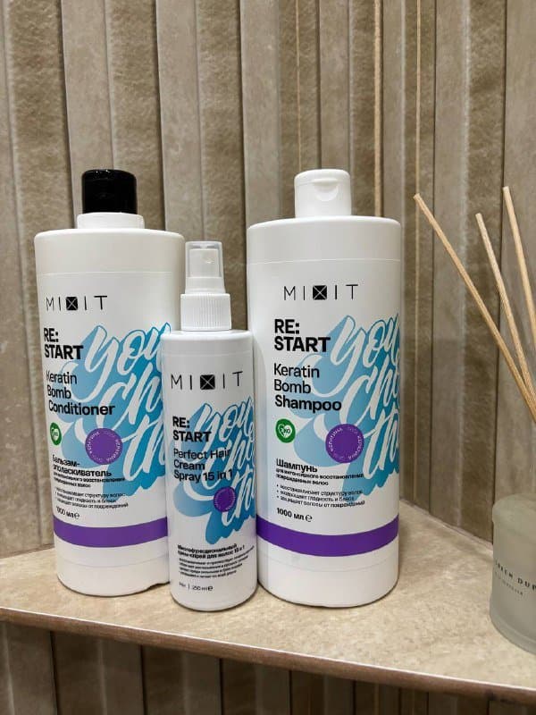 Набор MIXIT шампунь, бальзам, спрей для волос