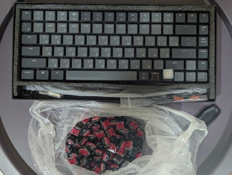 Клавиатура Keychron K3 v2 с оптическими свичами