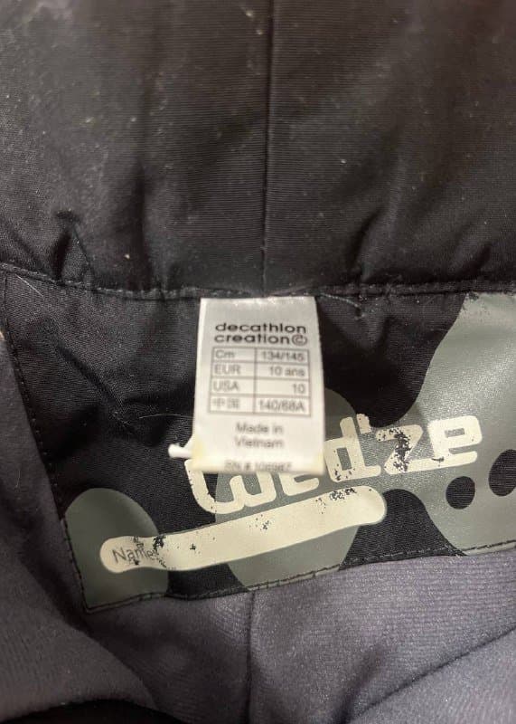 Горнолыжные штаны Decathlon детские, зимние перчатки 4