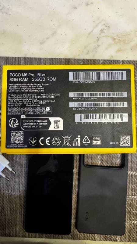 Xiaomi Poco M6 Pro 8/256GB Blue, 2 sim, слот для SD 5