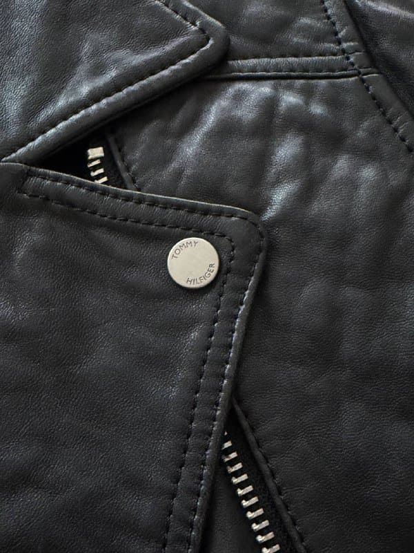 Куртка Tommy Hilfiger кожа размер S 3
