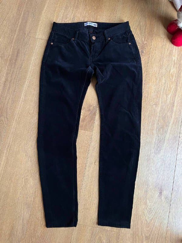 Вельветовые скини брюки женские UNIQLO X Inès de la fressange