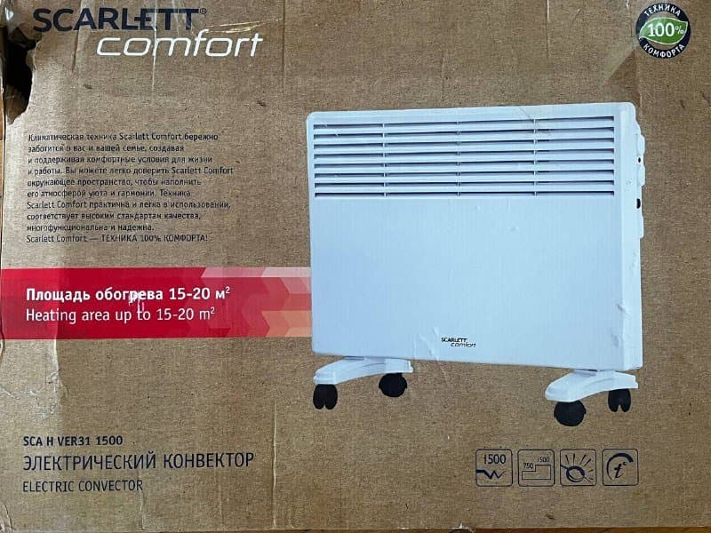 Электрический конвектор Scarlett SCA H VER31 1500 2