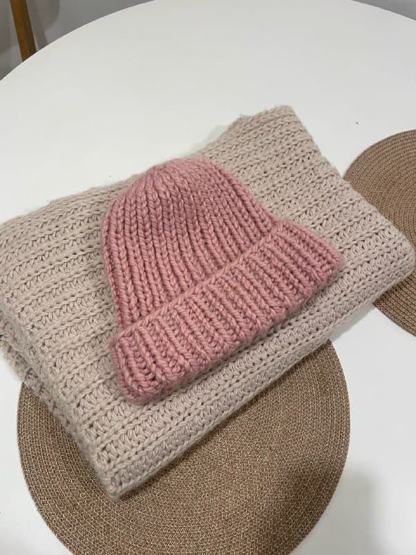 Шарф и шапка набор 1