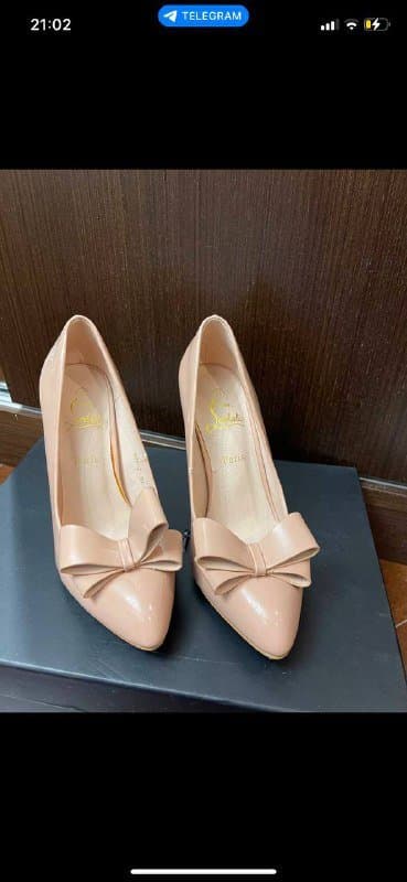 Желтые туфли размер 37, Светлые туфли размер 37 новые 3