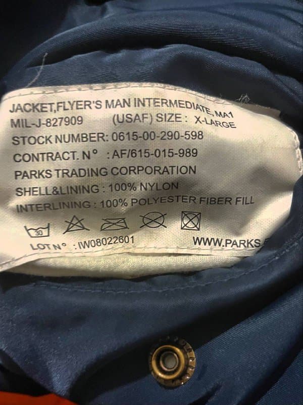 Бомбер пилотный PARKS мужской XL 3