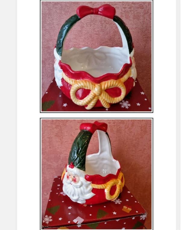 Керамическая ваза конфетница