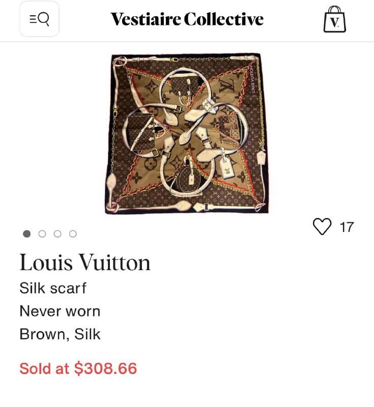 Платок — реплика Louis Vuitton 1