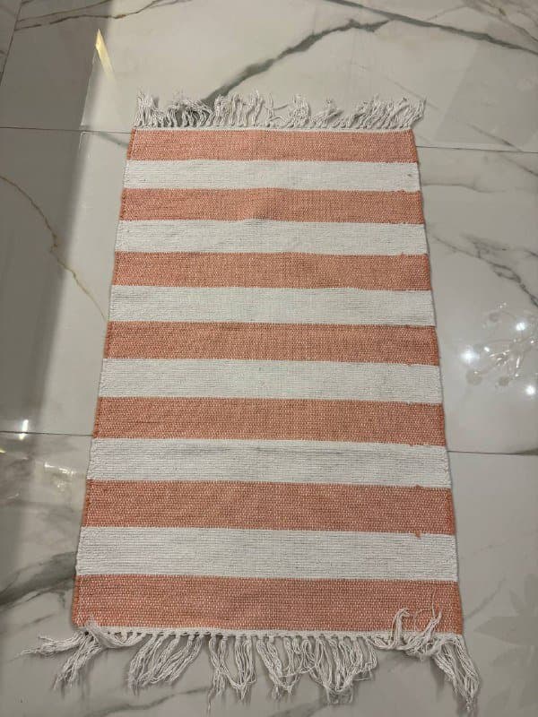 ковер черно-белый 80x150, ковер беж 80x150, ковер в полоску 90x60 3