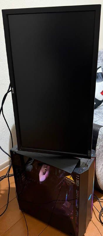 Системный блок, монитор BENQ XL2720T 2