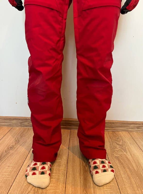 Женские горнолыжные штаны красные S 4