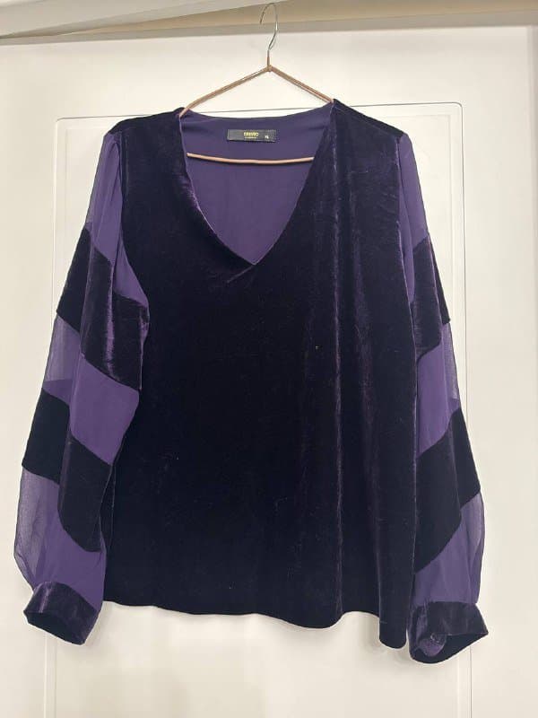 сорочка, фиолетовая блузка 1