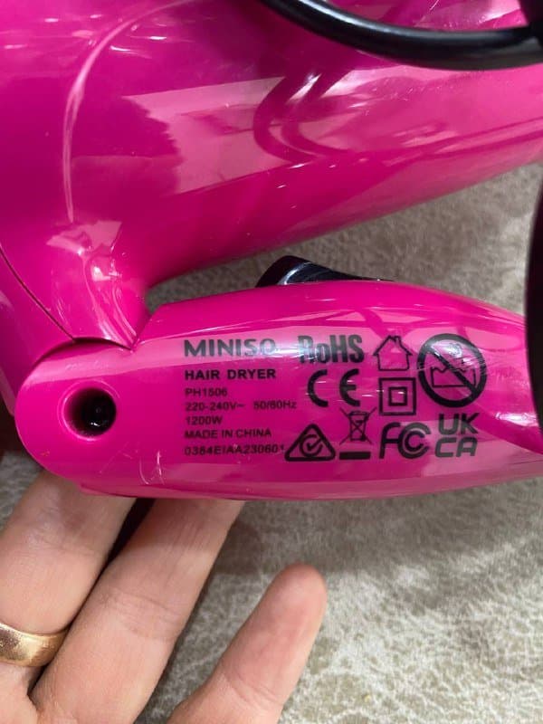 Небольшой фен MINISO 2