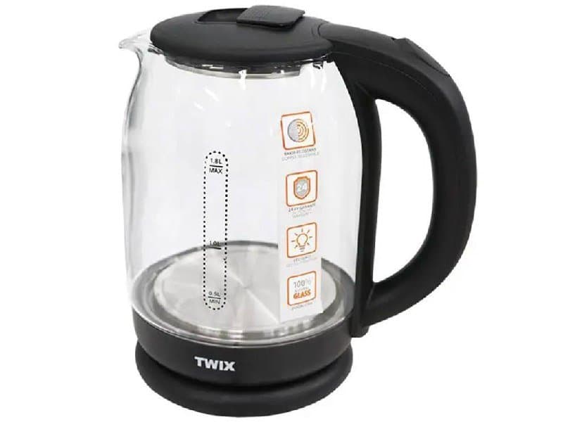 Электрочайник стеклянный Twix 1