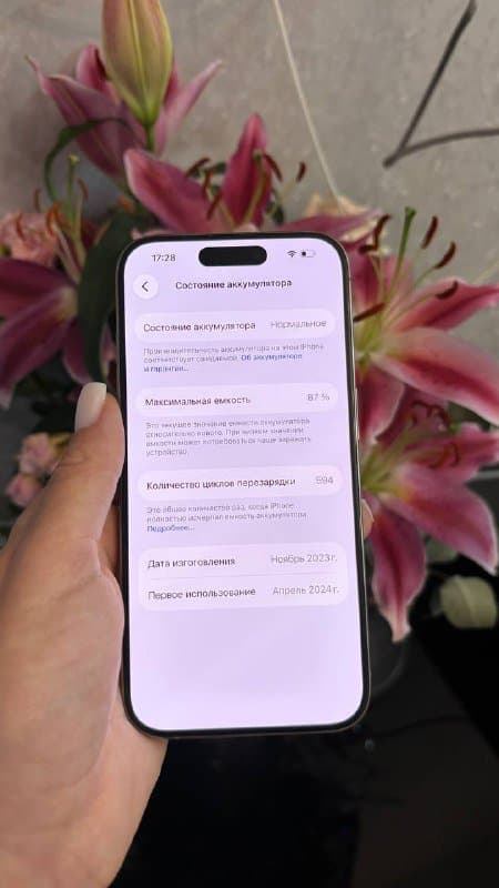 iPhone 15 Pro 128Gb Natural Titanium 4