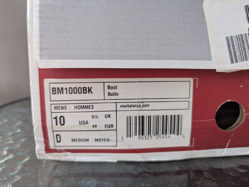 ботинки New Balance 1000 утеплённые размер 10 US 44 EU 6