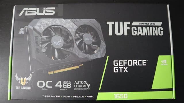 Видеокарта ASUS GTX 1650 OC 4GB