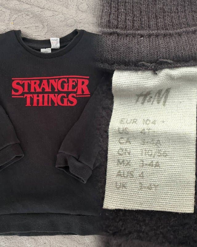 Свитшот Stranger Things детский