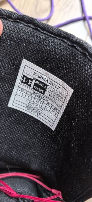 Ботинки для сноуборда женские dc karma, ботинки лыжные детские раздвижные, лыжи детские volkl 1