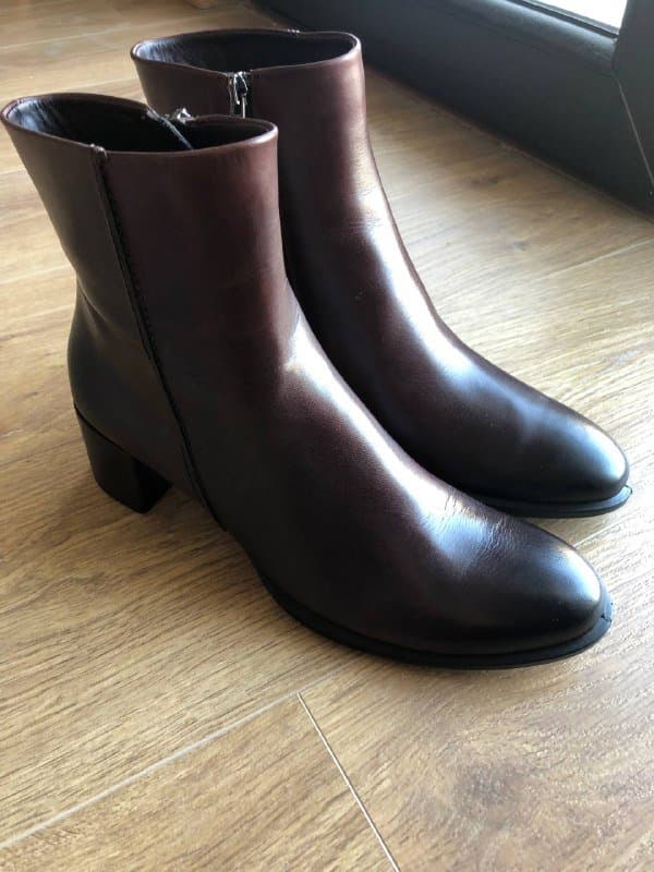 Кожаные ботинки Ecco 40 р. 3