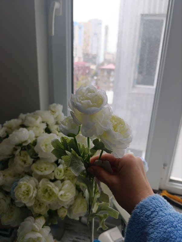 Стойки для украшения, искусственные цветы, пенопластовые шарики 8