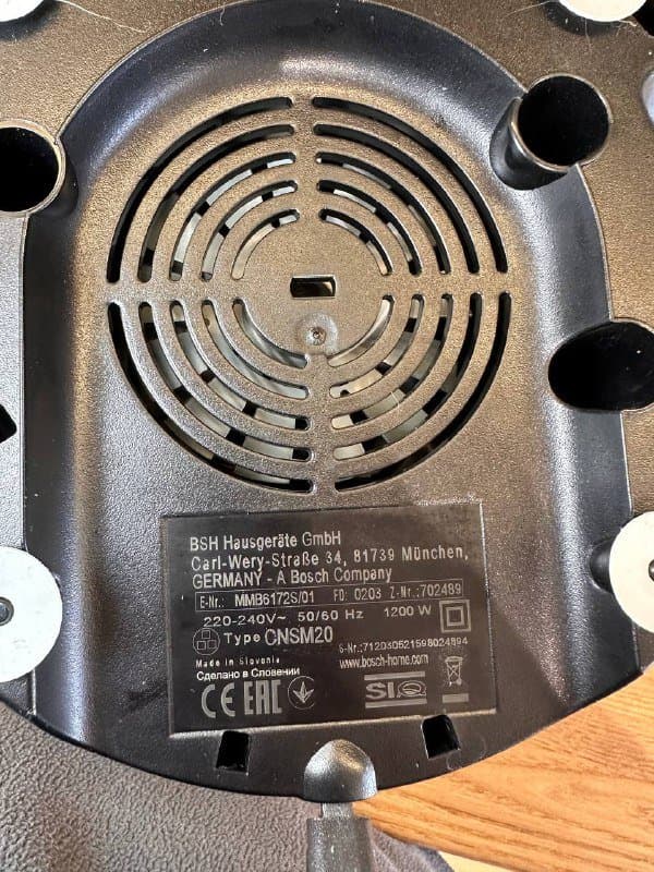 Стационарный блендер Bosch MMB6172S 4