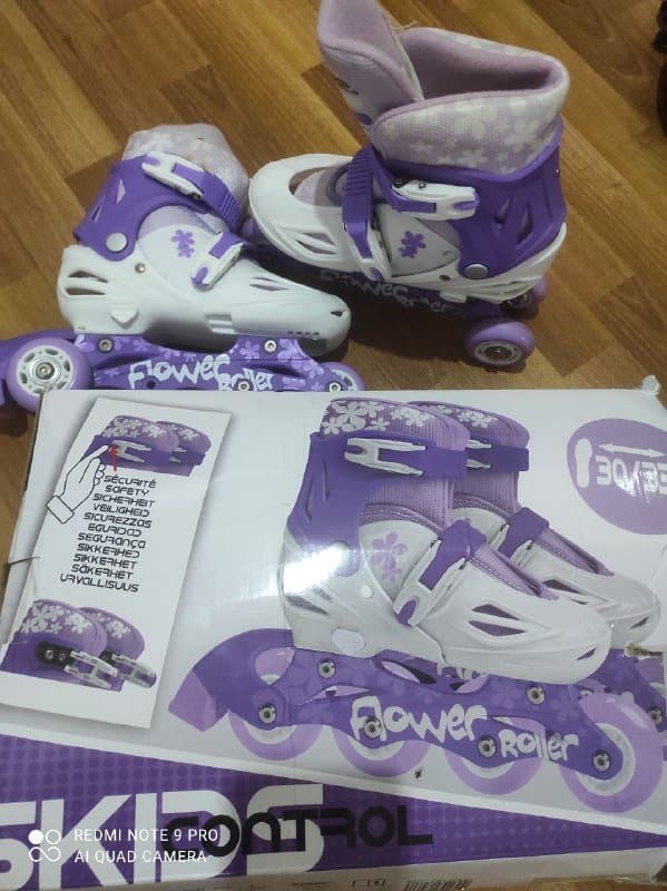 роликовые коньки размер 30-33