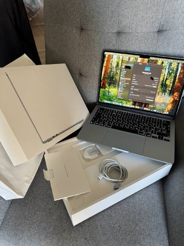 MacBook Air 13 M4 2025 года, 16/512, Sky Blue