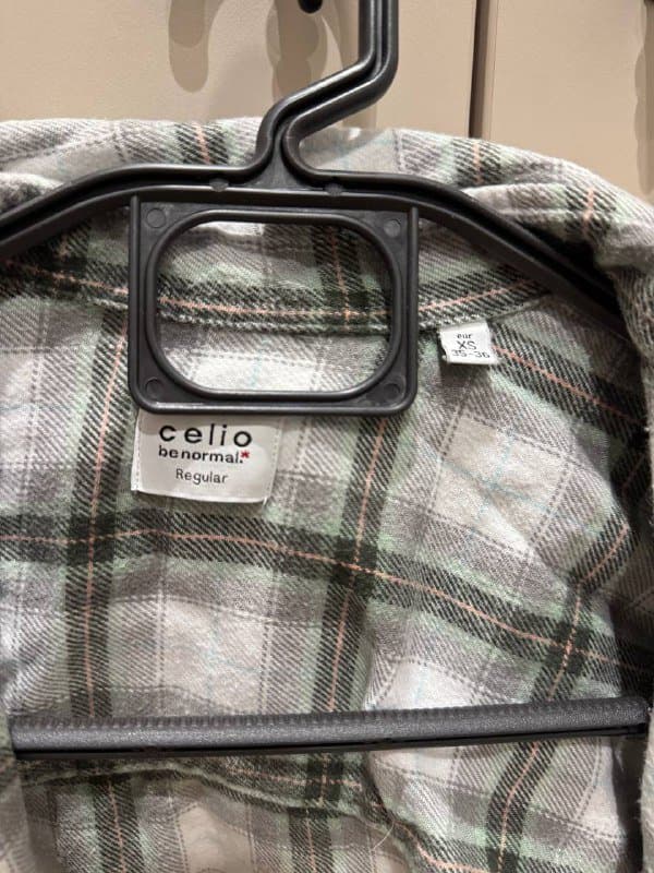 Рубашка в клетку XS-S 2