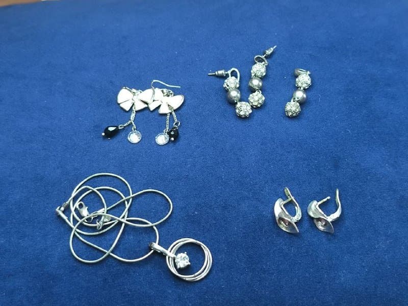 Кольцо с бирюзой и серьги серебро 925, бижутерия, бусы с кольцом из авантюрина 3