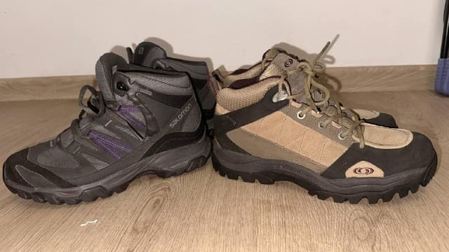 Ботинки кроссовки Salomon Goretex левые 38 EUR