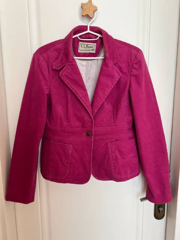 Бархатный пиджак L.L.Bean размер S