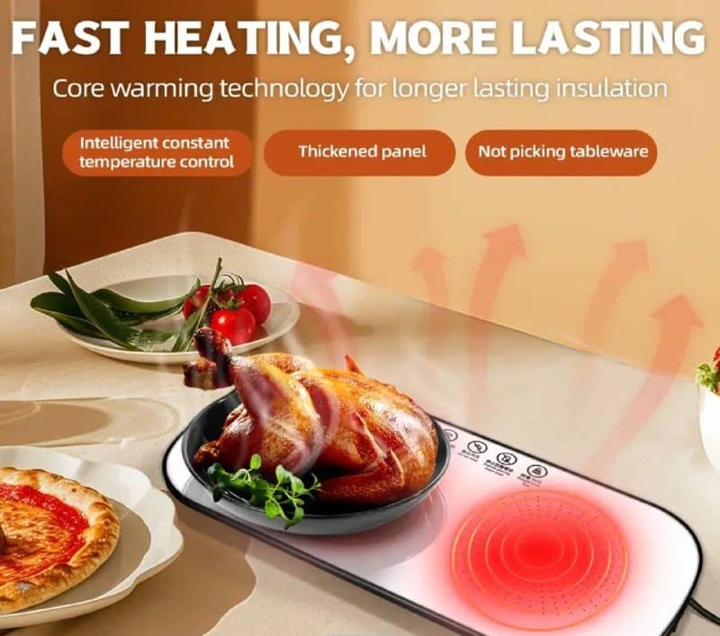 Электрическая подставка для поддержания температуры блюд и напитков 3