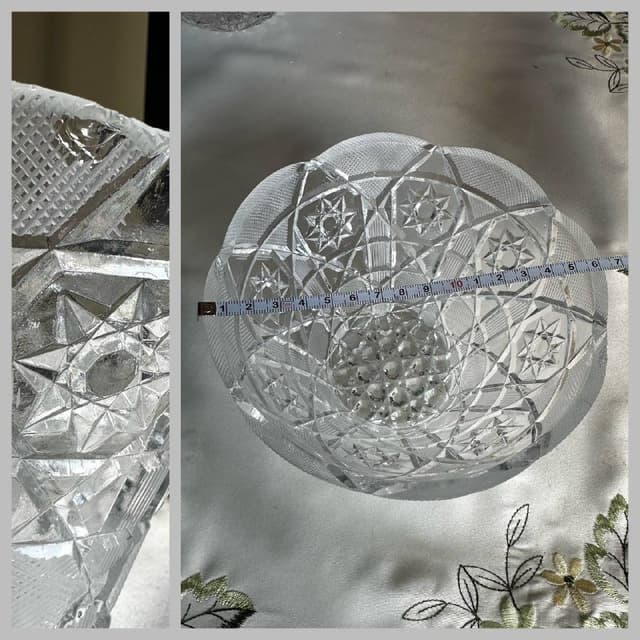 Хрустальная ваза с дефектом