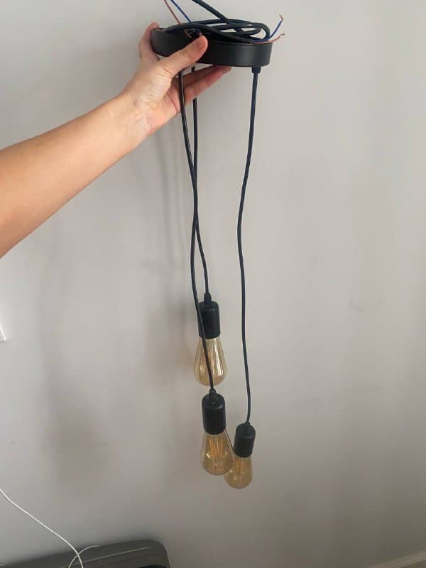 Люстра светильник с 3 лампами