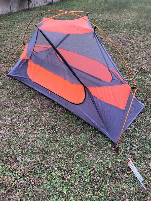 Одноместная туристическая палатка китайская копия MSR Hubba 2