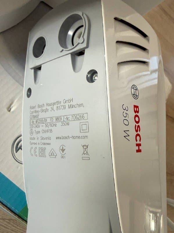 Стационарный ручной миксер Bosch с чашей 3 л 2