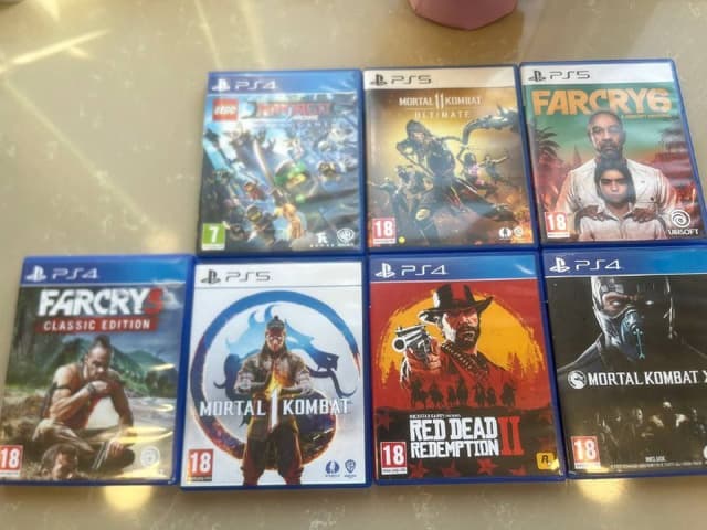 Игры для PS4 и PS5 Far Cry, Mortal Kombat, Red Dead Redemption
