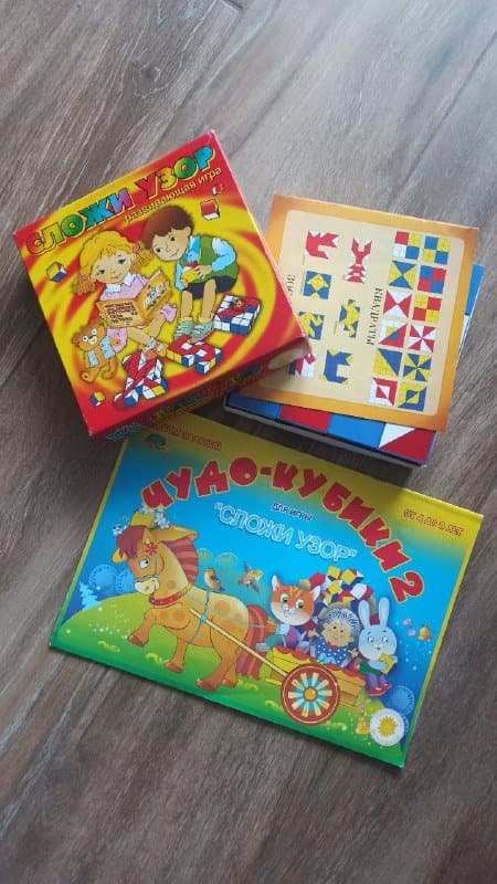 Развивающие кубики Никитина, пазлы принцессы и Венсдей